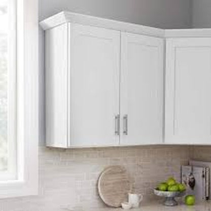 Hampton Bay Avondale 36 in W x 12 in D x 42 in H Ready to Assemble Plywood Shaker Wall Kitchen Cabinet in Alpine White