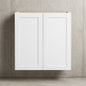 Avondale 30 in. W x 12 in. D x 42 in. H Ready to Assemble Plywood Shaker Wall Kitchen Cabinet in Alpine White
