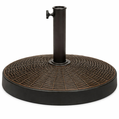 55 lb Resin Patio Umbrella Base in Bronze