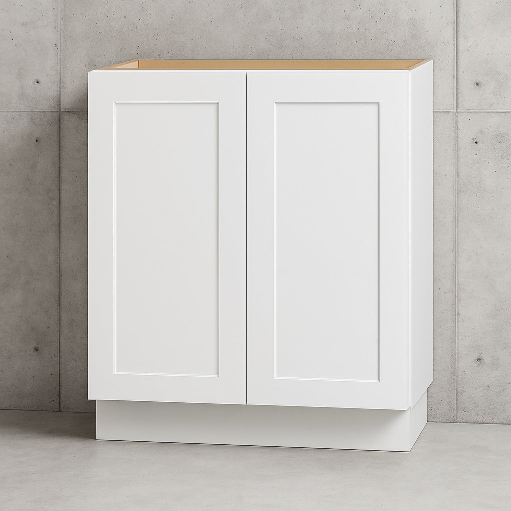Avondale 30 in. W x 12 in. D x 36 in. H Ready to Assemble Plywood Shaker Wall Kitchen Cabinet in Alpine White