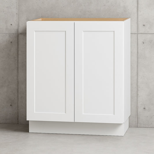 Avondale 30 in. W x 12 in. D x 36 in. H Ready to Assemble Plywood Shaker Wall Kitchen Cabinet in Alpine White