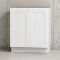 Avondale 30 in. W x 12 in. D x 36 in. H Ready to Assemble Plywood Shaker Wall Kitchen Cabinet in Alpine White