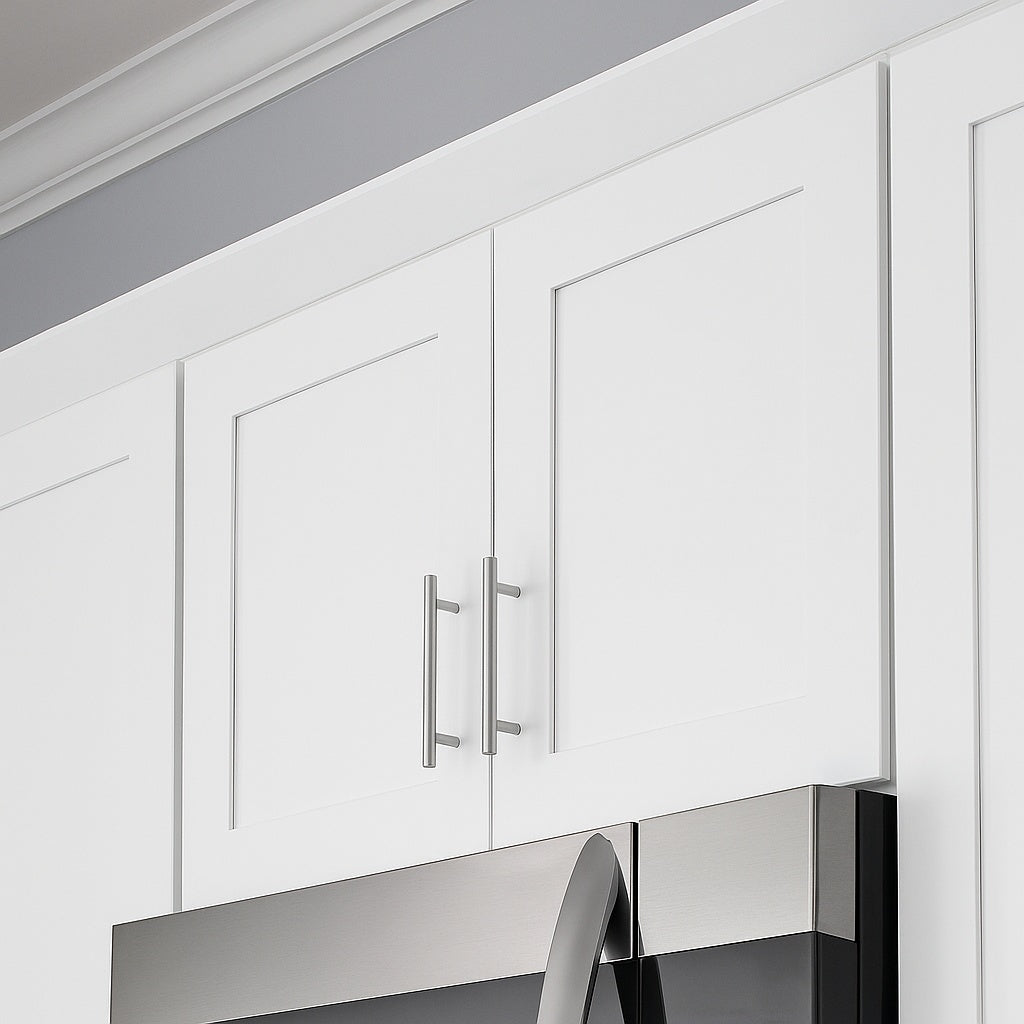 Hampton Bay Avondale 36 in W x 12 in D x 18 in H Ready to Assemble Plywood Shaker Wall Bridge Kitchen Cabinet in Alpine White