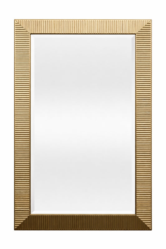 Home Decorators Collection 30 in W x 40 in H Gold Vanity Mirror 2691 A