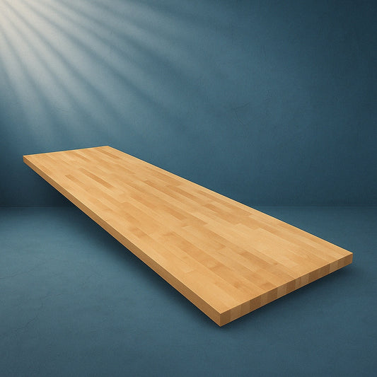 5 ft. L x 30 in. D Finished Engineered Birch Butcher Block Desktop Countertop 5904316519063 Hampton Bay