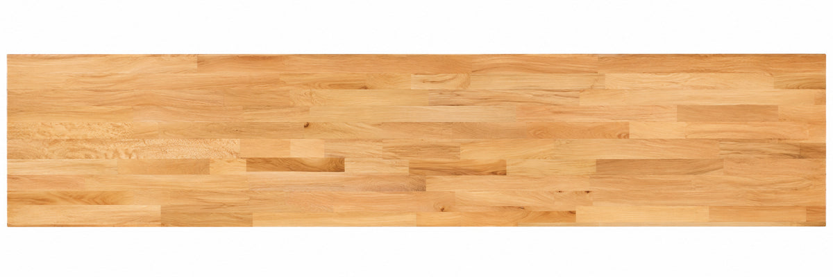 Hampton Bay 5 ft L x 30 in D Finished Engineered Birch Butcher Block Desktop Countertop with Standard Edge PWBRAB387621524