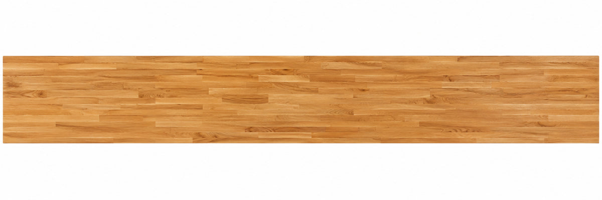 Hampton Bay 5 ft L x 30 in D Finished Engineered Oak Butcher Block Desktop Countertop with Standard Edge PWDBAB387621524