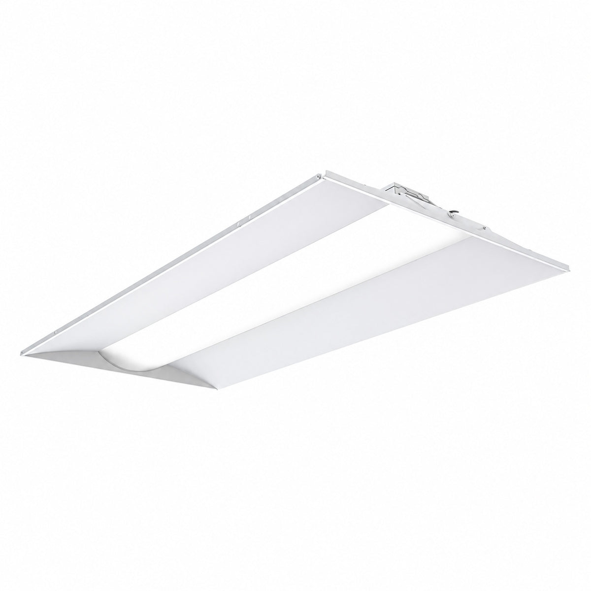 Lithonia Lighting Contractor Select STAKS 2 ft x 4 ft 4000 5000 6000 Lumens White Integrated LED Troffer STAKS 2X4 ALO6 SWW7