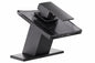 BWE Glass Spout Waterfall Single Hole Single Handle Bathroom Sink Faucet With Pop Up Drain With Overflow In Matte Black