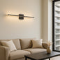 JONATHAN Y Makena 28 in. 2-Light Oil Rubbed Bronze Dimmable Integrated LED Modern Metal Wall Sconce