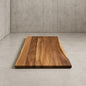 8 ft. L x 25 in. D Finished Saman Solid Wood Butcher Block Standard Countertop in With Live Edge