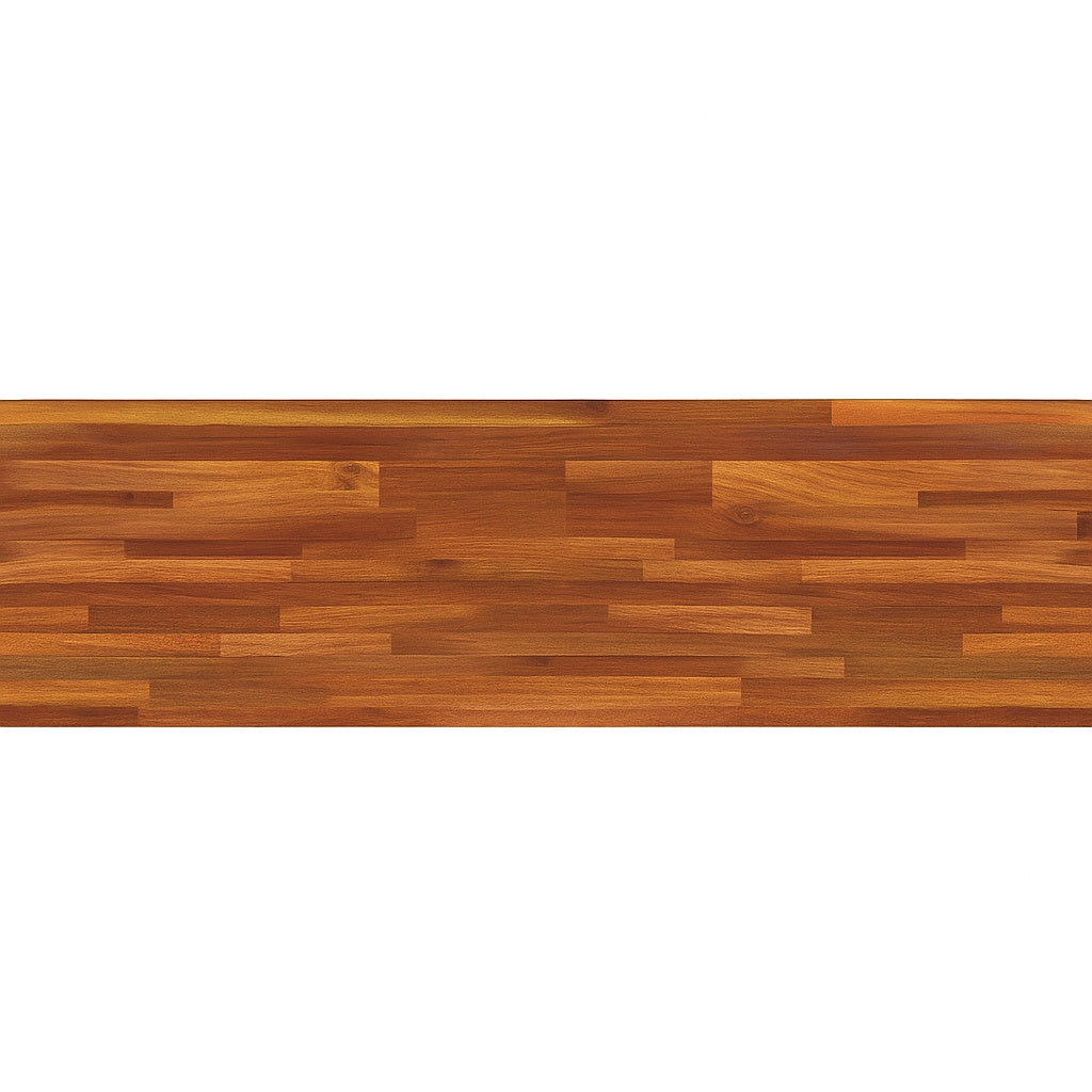 Hampton Bay 6 ft L x 39 in D Unfinished Walnut Solid Wood Butcher Block Countertop Island with Standard Edge