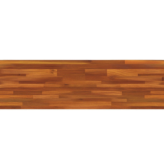 Hampton Bay 6 ft L x 39 in D Unfinished Walnut Solid Wood Butcher Block Countertop Island with Standard Edge