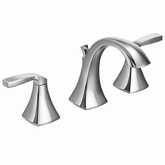 MOEN Voss 8 in Widespread 2 Handle High Arc Bathroom Faucet Trim Kit in Chrome Valve Not Included T6905