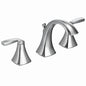 MOEN Voss 8 in Widespread 2 Handle High Arc Bathroom Faucet Trim Kit in Chrome Valve Not Included T6905