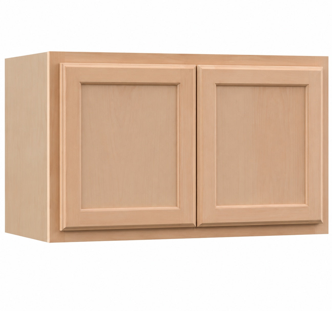 Hampton Bay Recessed Panel 30 in W x 12 in D x 15 in H Assembled Wall Bridge Cabinet in Unfinished