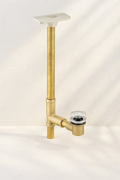 American Standard Max 1-1/2 in. Brass Deep Soak Drain in Satin Nickel