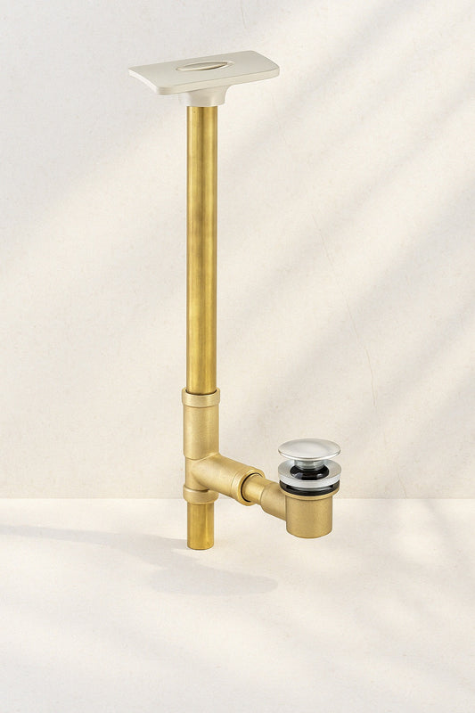 American Standard Max 1-1/2 in. Brass Deep Soak Drain in Satin Nickel