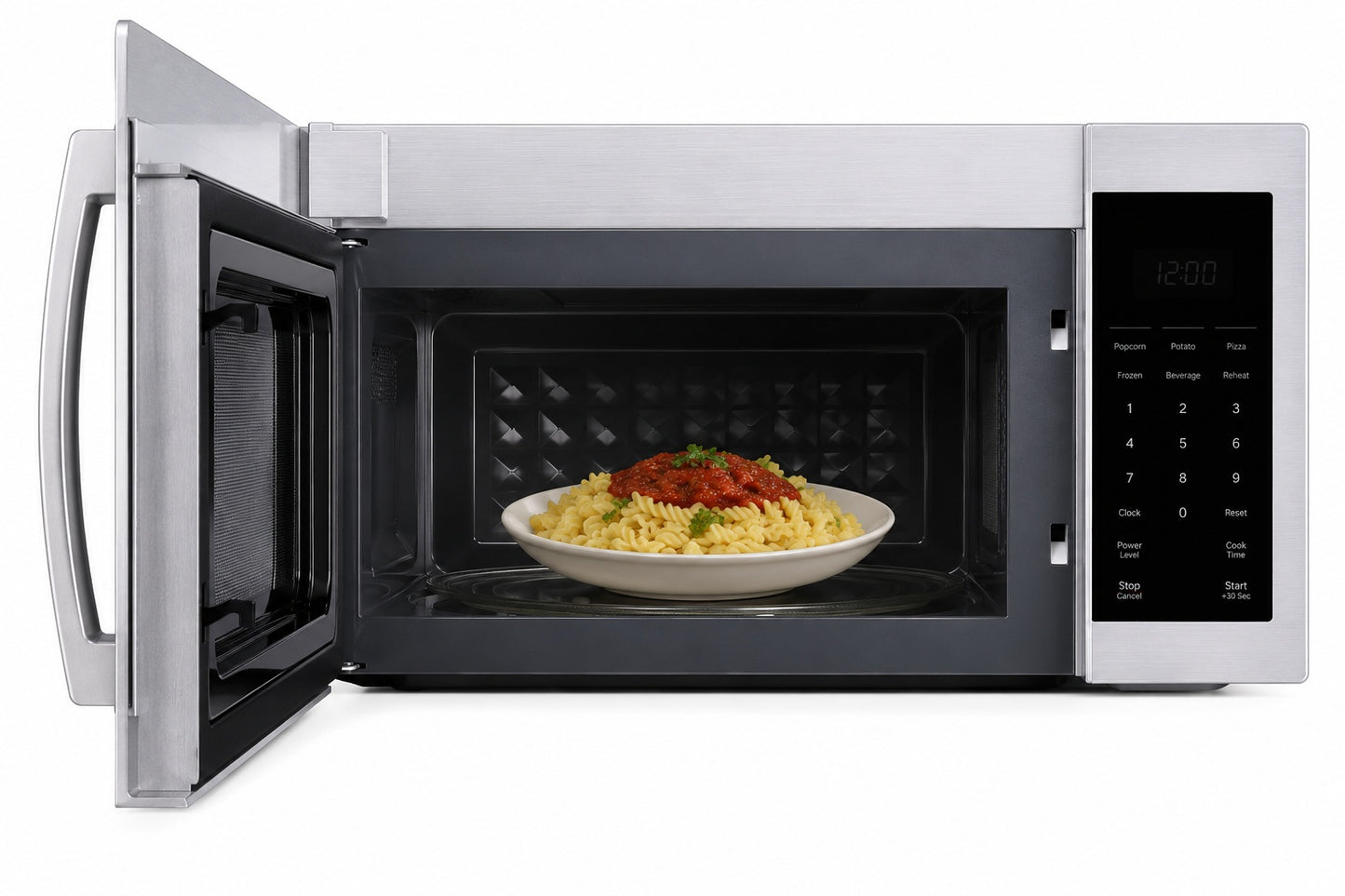 Vissani 1 7 cu ft 1000 Watt Over the Range Microwave in White