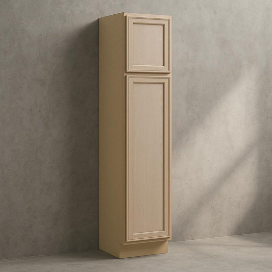 18 in. W x 24 in. D x 90 in. H Assembled Pantry Kitchen Cabinet in Unfinished with Recessed Panel 94803144474 Hampton Bay
