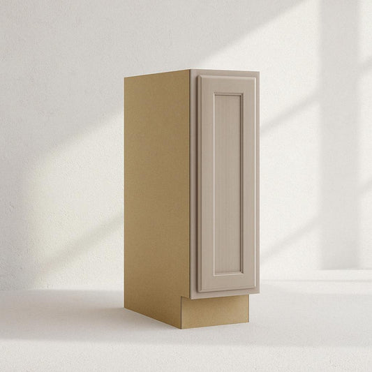 9 in. W x 24 in. D x 34.5 in. H Assembled Base Kitchen Cabinet in Unfinished with Recessed Panel 94803144283 Hampton Bay