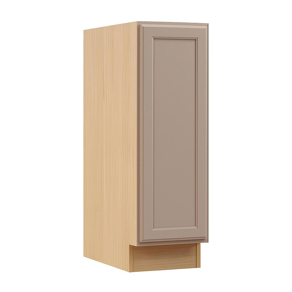 Hampton Bay Recessed Panel 9 in W x 24 in D x 34 5 in H Assembled Base Cabinet in Unfinished