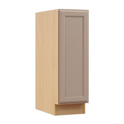 Hampton Bay Recessed Panel 9 in W x 24 in D x 34 5 in H Assembled Base Cabinet in Unfinished