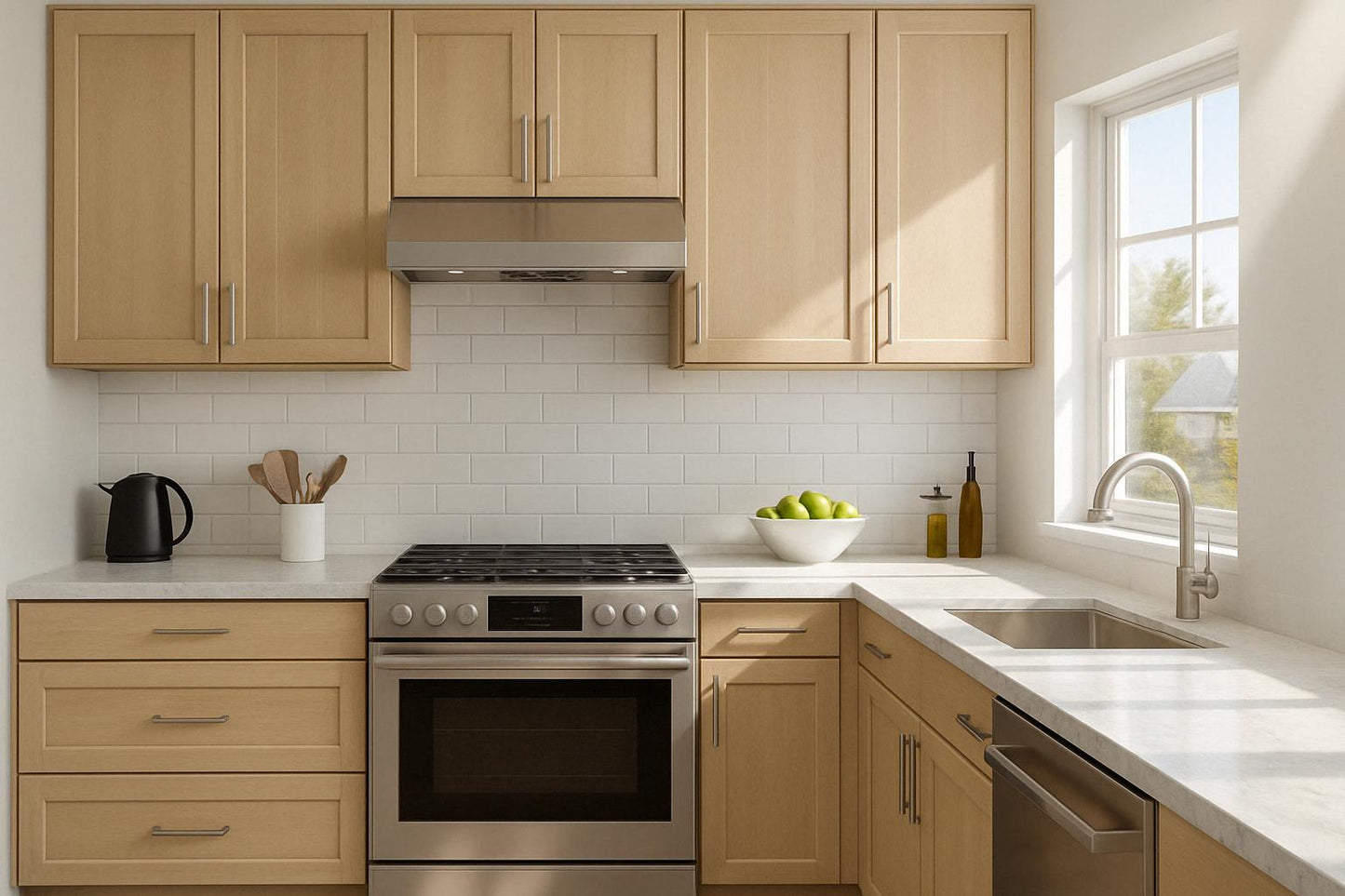 9 in. W x 24 in. D x 34.5 in. H Assembled Base Kitchen Cabinet in Unfinished with Recessed Panel 94803144283 Hampton Bay