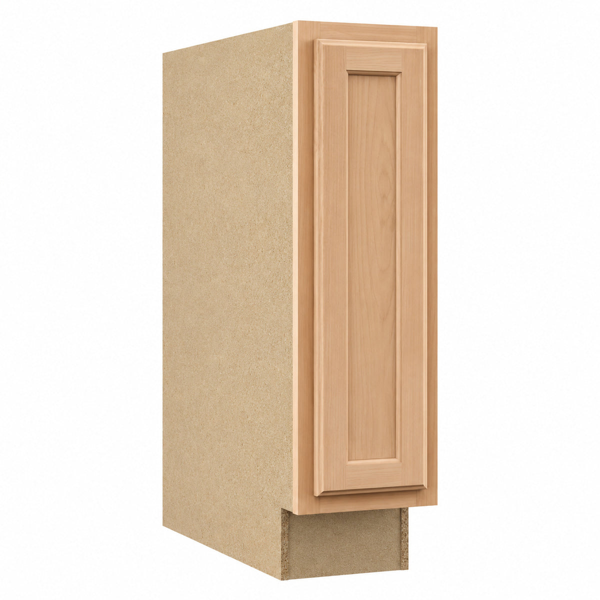 Hampton Bay Recessed Panel 9 in W x 24 in D x 34 5 in H Assembled Full Height Door Base Kitchen Cabinet in Unfinished KBF09 UF