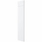 Hampton Bay Hampton Shaker 24 in W x 84 in H x 1 5 in D Kitchen Cabinet Refrigerator End Panel Kit in Satin White KAREP SW