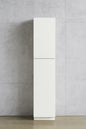 Hampton 18 in. W x 24 in. D x 90 in. H Assembled Pantry Kitchen Cabinet in Satin White