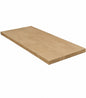 Hampton Bay 8 ft L x 25 in D Unfinished Hevea Solid Wood Butcher Block Countertop With Standard Edge