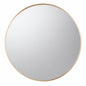 Home Decorators Collection Mona 24 in W x 24 in H Round Stainless Steel Framed Wall Bathroom Vanity Mirror in Brushed Nickel