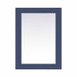 Home Decorators Collection Sonoma 22 in W x 30 in H Rectangular Framed Wall Mount Bathroom Vanity Mirror in Midnight Blue Sonoma