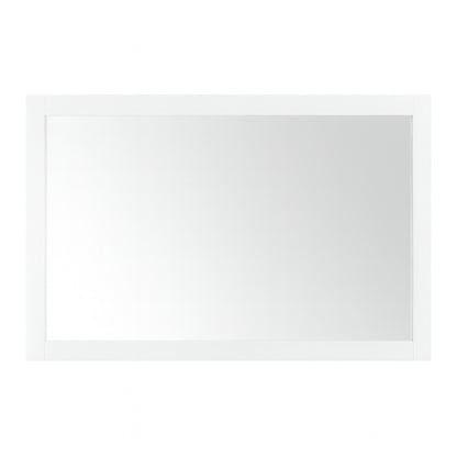 Home Decorators Collection Caville 60 in. W x 32 in. H Rectangular Framed Wall Mount Bathroom Vanity Mirror in White