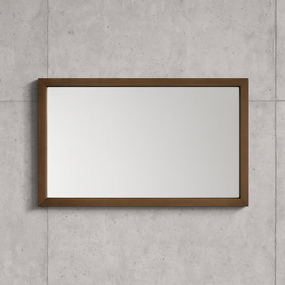 Home Decorators Collection Caville 60 in. W x 32 in. H Rectangular Framed Wall Mount Bathroom Vanity Mirror in Almond Toffee