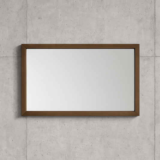 Home Decorators Collection Caville 60 in. W x 32 in. H Rectangular Framed Wall Mount Bathroom Vanity Mirror in Almond Toffee