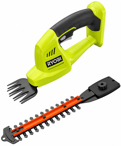 RYOBI ONE 18V Cordless Grass Shear and Shrubber Trimmer Tool Only P2908BTL