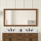 Home Decorators Collection Kordite 60 in. W x 32 in. H Rectangular Framed Wall Mount Bathroom Vanity Mirror in Almond Latte