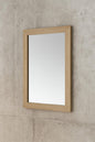 Glacier Bay Huckleberry 24 in W x 32 in H Rectangular Framed Wall Mount Bathroom Vanity Mirror in Weathered Tan Huckleberry
