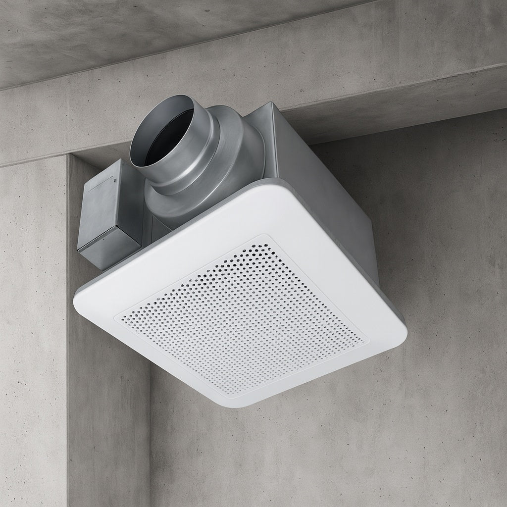 Whisper Choice Auto DC Pick-A-Flow 80/110 CFM Ceiling Bathroom Exhaust Fan with Humidity Sense and Flex-Z Fast Bracket