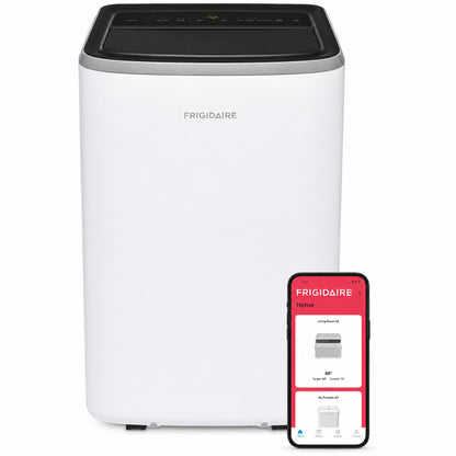 Frigidaire 8 000 DOE BTU Portable Air Conditioner Cools 350 sq ft with Remote Control in White FHPW122AC1