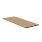 Hampton Bay 6 ft L x 25 in D Unfinished Hevea Solid Wood Butcher Block Countertop with Standard Edge