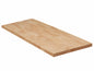 Hampton Bay 6 ft L x 25 in D Unfinished Hevea Solid Wood Butcher Block Countertop with Standard Edge THD HBU 0002