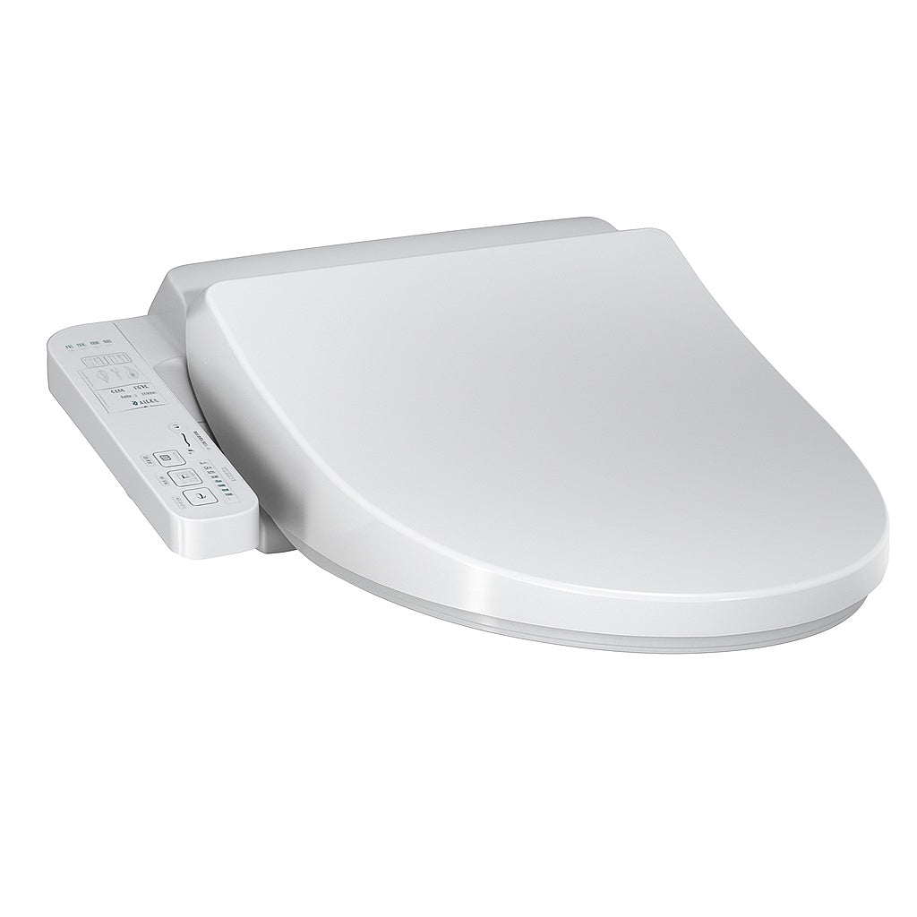TOTO A2 Washlet Elongated Electronic Bidet Toilet Seat with Warm Water Cleansing Cotton White SW30040