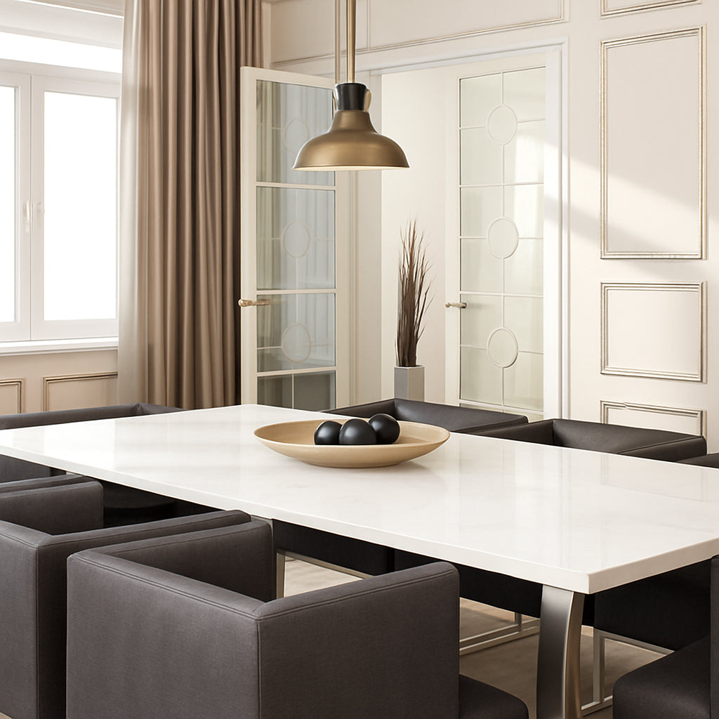 Electric Sutton 1 Light Matte Brass Indoor Pendant Light with Textured Socket 65475