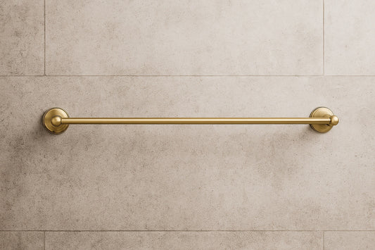 Chamberlain 24 in. Wall Mount Towel Bar Bath Hardware Accessory in Champagne Bronze CML24 CZ