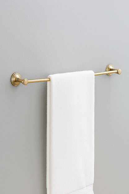 Chamberlain 24 in. Wall Mount Towel Bar Bath Hardware Accessory in Champagne Bronze CML24 CZ
