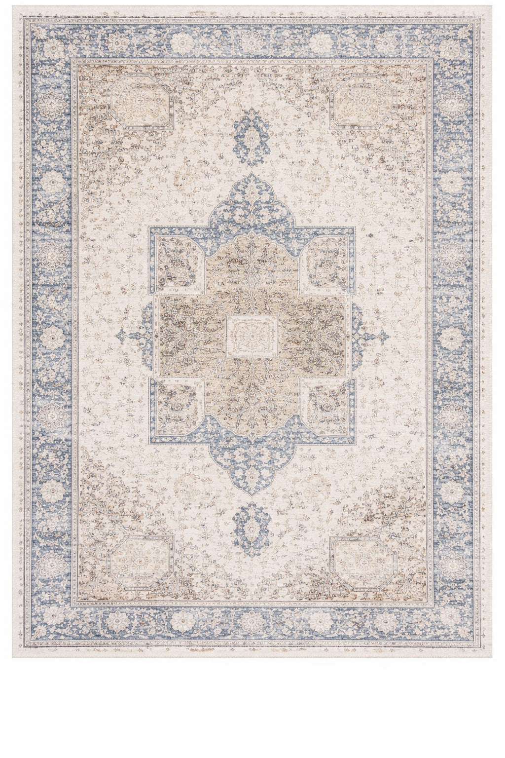 Home Decorators Collection Silky Medallion Multi 5 Ft X 7 Ft Medallion Polyester Area Rug