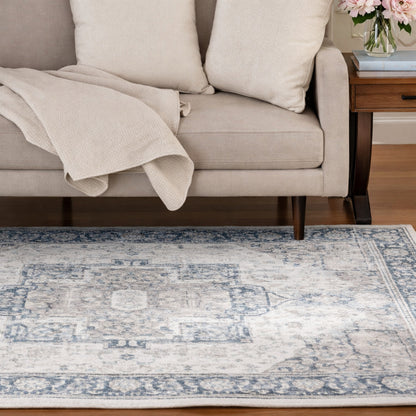 Home Decorators Collection Silky Medallion Multi 5 Ft X 7 Ft Medallion Polyester Area Rug